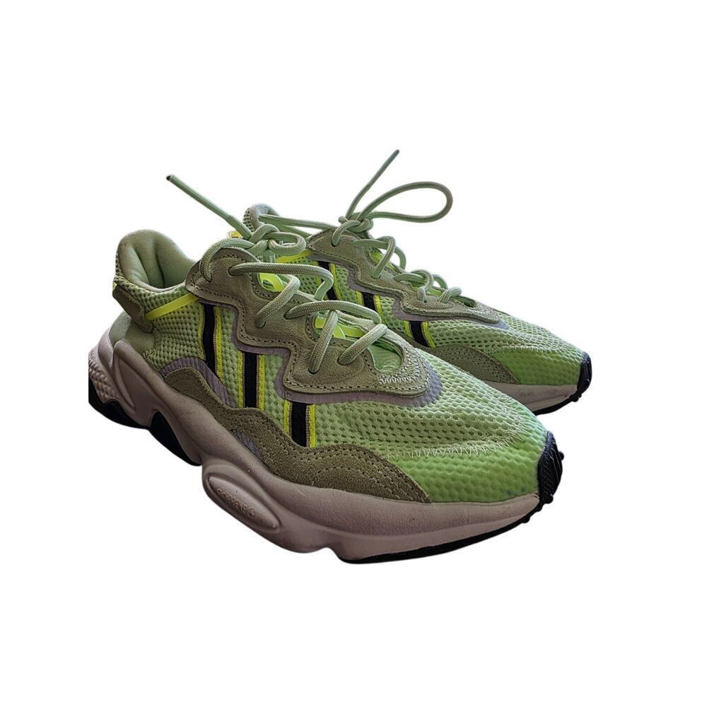 Adidas‎ Ozweego Glow Green Athletic Running Shoes Sneakers EE6466 Kids Size 3.5 - Picture 9 of 16